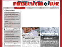 Tablet Screenshot of direkcija.hr